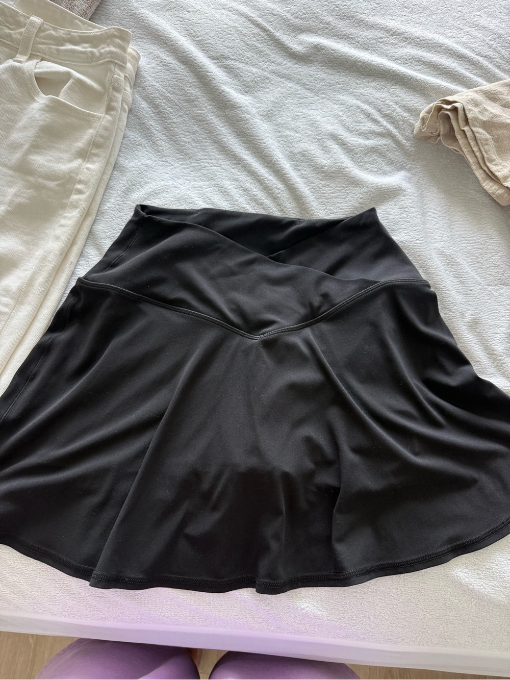 Aerie Offline Crossover Skort in Black - Picture 2 of 6